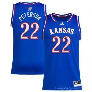 Men's Darryn Peterson Royal University of Kansas #22 University Jersey 589031-770