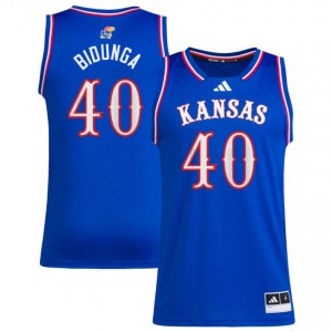 Men's Flory Bidunga Royal Kansas #40 Official Jerseys 623152-947
