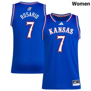 Women's Kohl Rosario Royal Kansas Jayhawks #7 Official Jersey 853467-765
