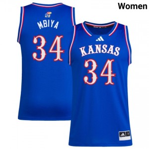 Women's Paul Mbiya Royal Kansas #34 2025-26 Jerseys 615237-999
