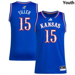 Youth Bryson Tiller Royal Jayhawks #15 High School Jersey 895688-851