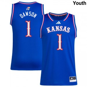 Youth Jayden Dawson Royal Kansas #1 Player Jerseys 498580-324
