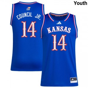 Youth Melvin Council Jr. Royal Kansas #14 Limited Jersey 636249-149